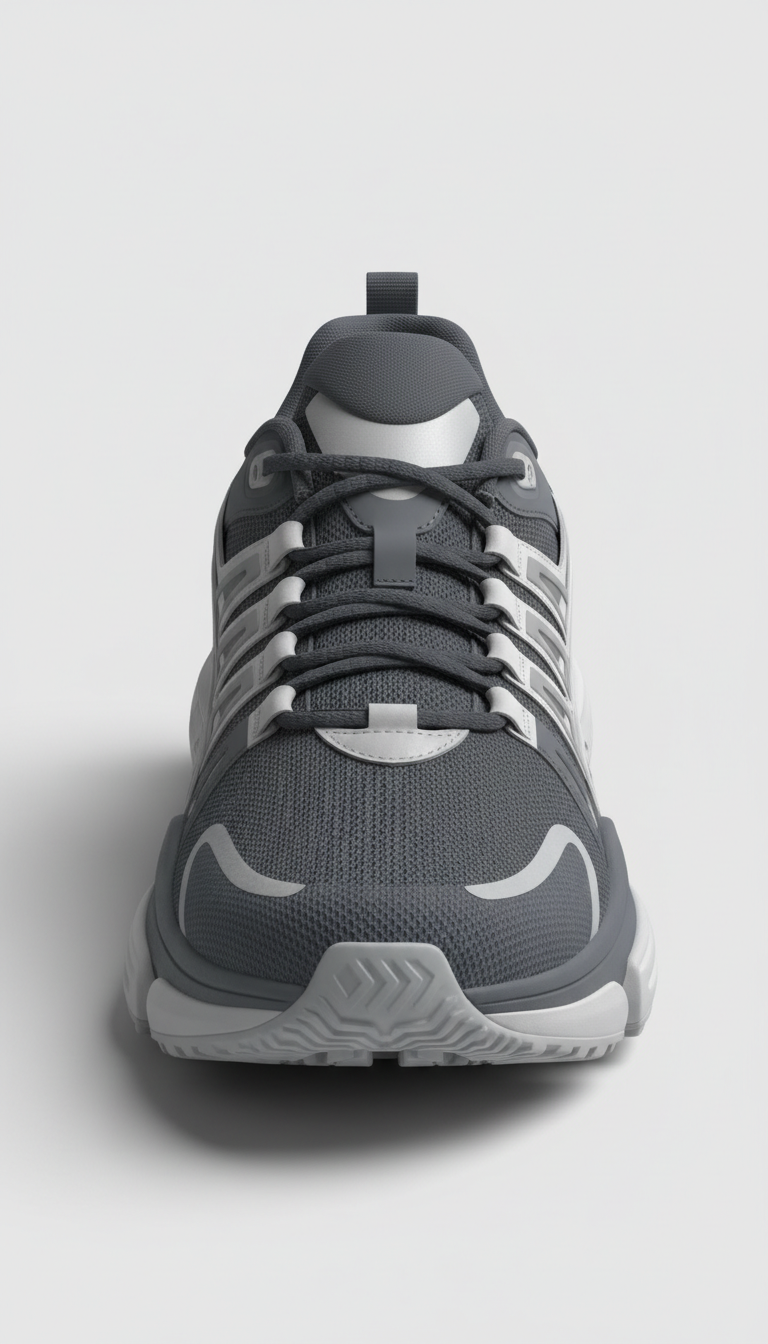 Star Track Sneakers – Grey